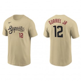 Lourdes Gurriel Jr. Arizona Diamondbacks Nike Gold City Connect Name & Number T-Shirt