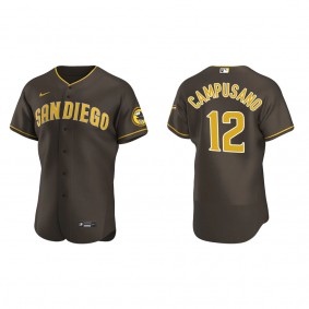 Padres Luis Campusano Brown Authentic Road Jersey