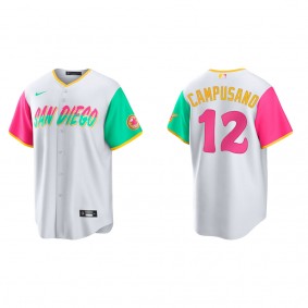 Padres Luis Campusano White 2022 City Connect Replica Jersey