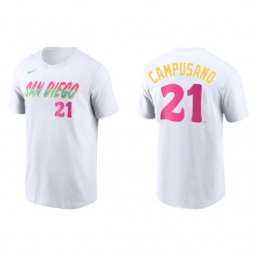 Luis Campusano San Diego Padres White 2022 City Connect T-Shirt