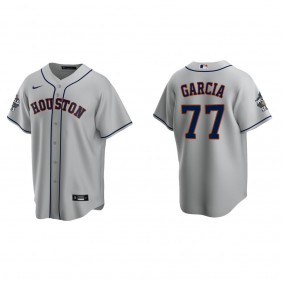 Luis Garcia Houston Astros Gray 2022 World Series Road Replica Jersey
