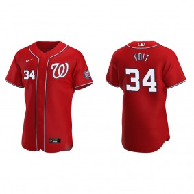 Nationals Luke Voit Red Authentic Alternate Jersey