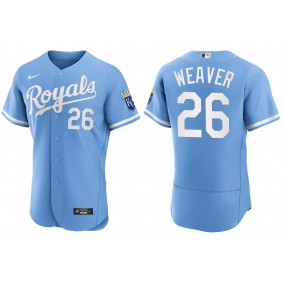 Men's Kansas City Royals Luke Weaver Powder Blue Authentic Jersey