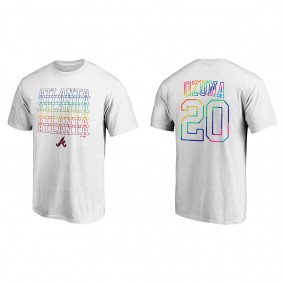 Marcell Ozuna Atlanta Braves White Logo City Pride T-Shirt