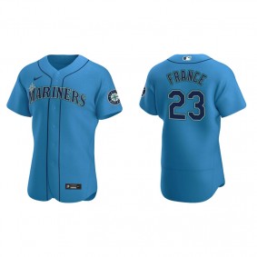 Men's Seattle Mariners Ty France Royal Authentic Alternate Jersey