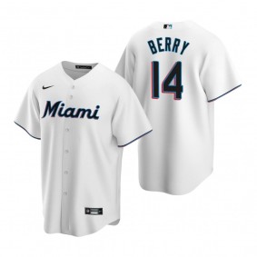 Miami Marlins Jacob Berry White 2022 MLB Draft Home Replica Jersey