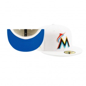 Miami Marlins Undervisor White 2017 MLB All-Star Game Patch 59FIFTY Hat