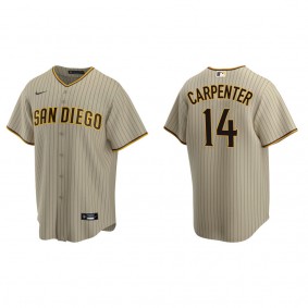 Matt Carpenter Men's San Diego Padres Nike Sand Brown Alternate Replica Jersey