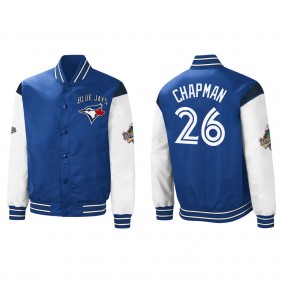 Matt Chapman Toronto Blue Jays Royal 2x World Series Champions Complete Game Full-Snap Jacket
