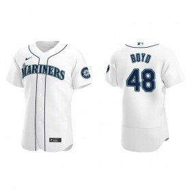 Mariners Matthew Boyd White Authentic Home Jersey