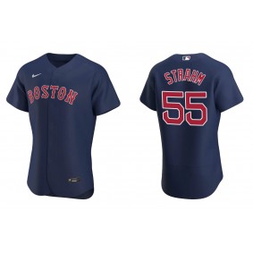 Men's Boston Red Sox Matthew Strahm Navy Authentic Alternate Jersey