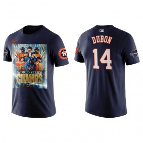 Mauricio Dubon Houston Astros Navy 2022 World Series Champions Graphic T-Shirt