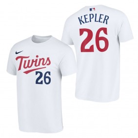 Max Kepler Minnesota Twins White 2023 Wordmark T-Shirt