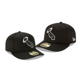 Men's Angels Clubhouse Black Team Low Profile 59FIFTY Fitted Hat