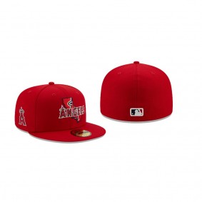 Men's Los Angeles Angels Local Red 59FIFTY Fitted Hat