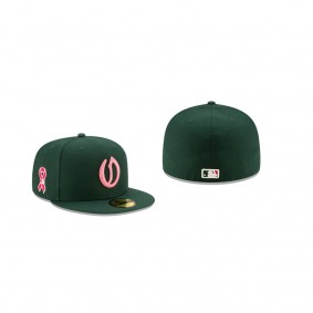 Men's Oakland Athletics 2021 Mothers Day Green On-Field 59FIFTY Fitted Hat
