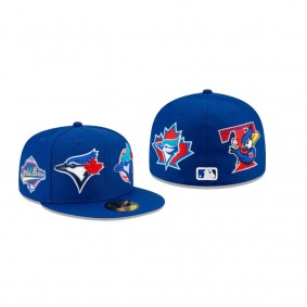 Men's Toronto Blue Jays Patch Pride Blue 59FIFTY Fitted Hat