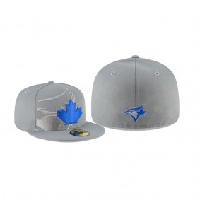 Men's Toronto Blue Jays Alternate Logo Elements Gray 59FIFTY Fitted Hat