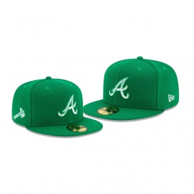 Men's Braves 2020 St. Patrick's Day Kelly Green On Field 59FIFTY Fitted Hat