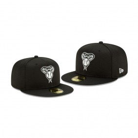 Men's Diamondbacks Clubhouse Black Team 59FIFTY Fitted Hat