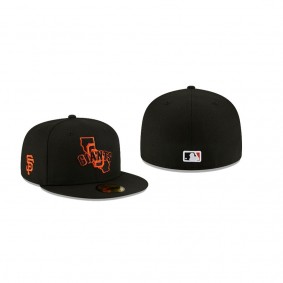 Men's San Francisco Giants Local Black 59FIFTY Fitted Hat