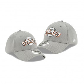 Men's Giants Clubhouse Gray 39THIRTY Flex Hat