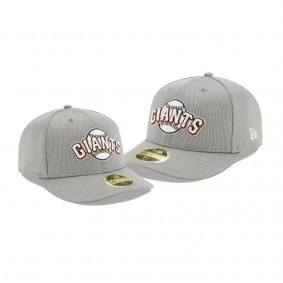 Men's Giants Clubhouse Gray Low Profile 59FIFTY Fitted Hat