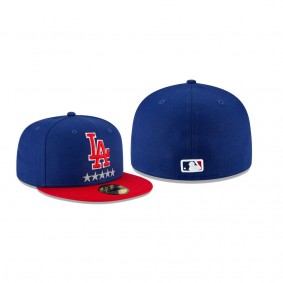 Men's Los Angeles Dodgers Team Red White Blue Royal 59FIFTY Fitted Hat