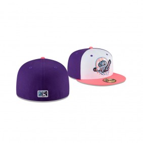 Men's Lakewood Medusas Copa de la Diversion White Pink 59FIFTY Fitted Hat