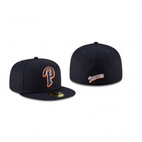 Men's San Diego Padres Ligature Black 59FIFTY Fitted Hat