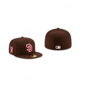 Men's San Diego Padres 2021 Mothers Day Brown On-Field 59FIFTY Fitted Hat