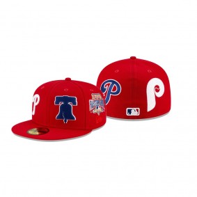 Men's Philadelphia Phillies Team Pride Red 59FIFTY Fitted Hat
