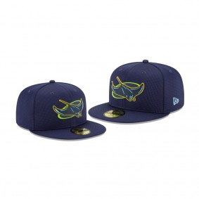Men's Rays Clubhouse Navy 59FIFTY Fitted Hat