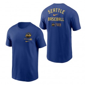 Men's Seattle Mariners Royal 2023 City Connect Double T-Shirt