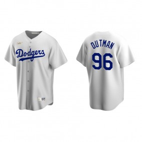 Men's James Outman Los Angeles Dodgers White Cooperstown Collection Home Jersey