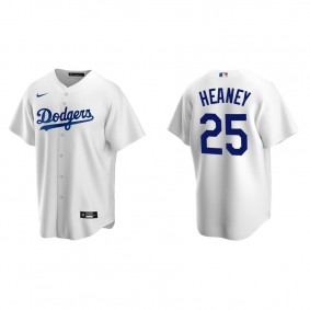 Men's Andrew Heaney Los Angeles Dodgers White Replica Home Jersey