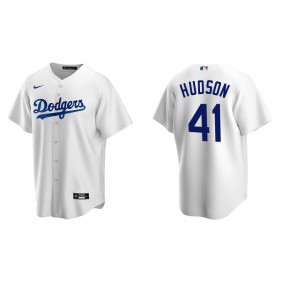 Men's Daniel Hudson Los Angeles Dodgers White Replica Home Jersey