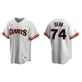 Men's Austin Dean San Francisco Giants White Cooperstown Collection Home Jersey