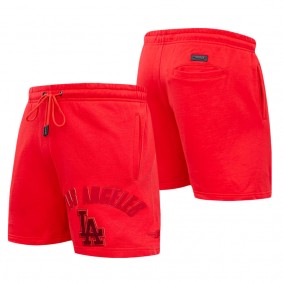 Men's Los Angeles Dodgers Pro Standard Triple Red Classic Shorts