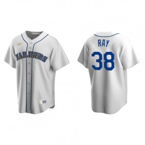 Men's Robbie Ray Seattle Mariners White Cooperstown Collection Home Jersey