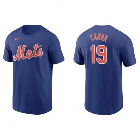 Men's Mark Canha New York Mets Royal Name & Number Nike T-Shirt
