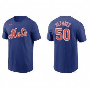 Men's New York Mets Francisco Alvarez Royal Name & Number T-Shirt