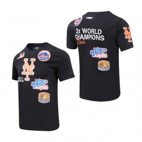 Men's New York Mets Pro Standard Black Championship T-Shirt
