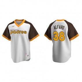 Men's Jorge Alfaro San Diego Padres White Cooperstown Collection Home Jersey