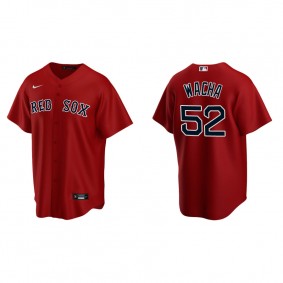 Men's Michael Wacha Boston Red Sox Red Replica Alternate Jersey