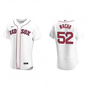 Men's Michael Wacha Boston Red Sox White Authentic Home Jersey
