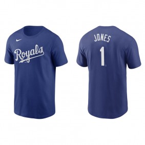 Men's JaCoby Jones Kansas City Royals Royal Name & Number Nike T-Shirt