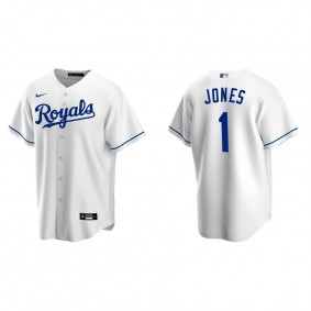 Men's JaCoby Jones Kansas City Royals White Replica Home Jersey