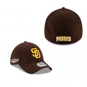 Men's San Diego Padres Brown 2022 Postseason Side Patch 39THIRTY Flex Hat