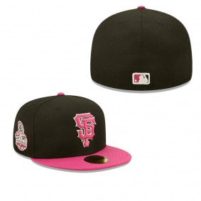 Men's San Francisco Giants Black Pink 2012 World Series Champions Passion 59FIFTY Fitted Hat